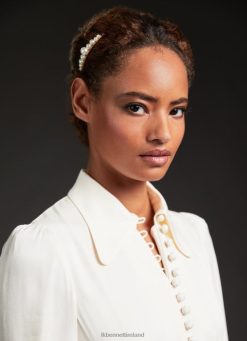 Accessories LK Bennett Women Juliet Hair Clip Pearl Gold LJ48X720