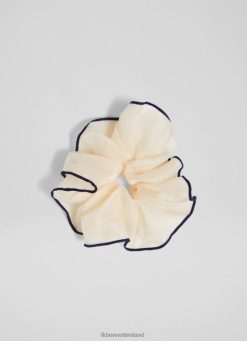 Accessories LK Bennett Women Vivian and Organza Scrunchie Cream Navy LJ48X717