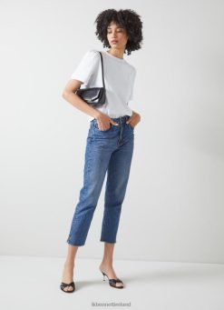 Clothing LK Bennett Women Issy Organic Cotton T-Shirt White LJ48X19