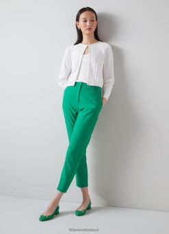 Clothing LK Bennett Women Mona Rib-Knit Cardigan White LJ48X98