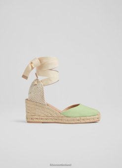 Shoes LK Bennett Women Maureen Canvas Espadrilles Green LJ48X496