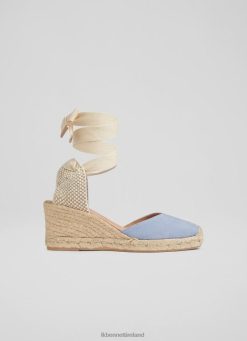 Shoes LK Bennett Women Maureen Suede Espadrilles Blue LJ48X480
